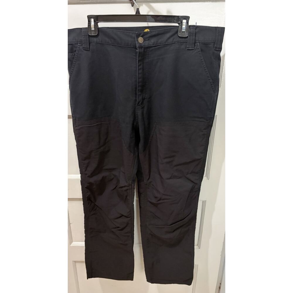Carhartt Relaxed Relaxed Fit Double Knee Front Cargo Pants Mens 38 X 30 Black